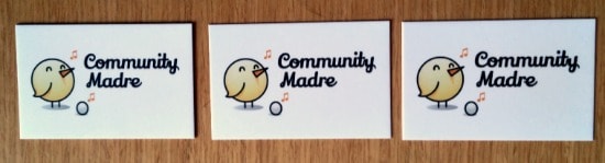 community madre tarjetas
