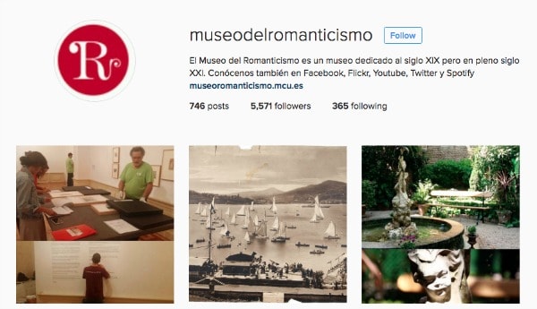 museoro manticismo instagram